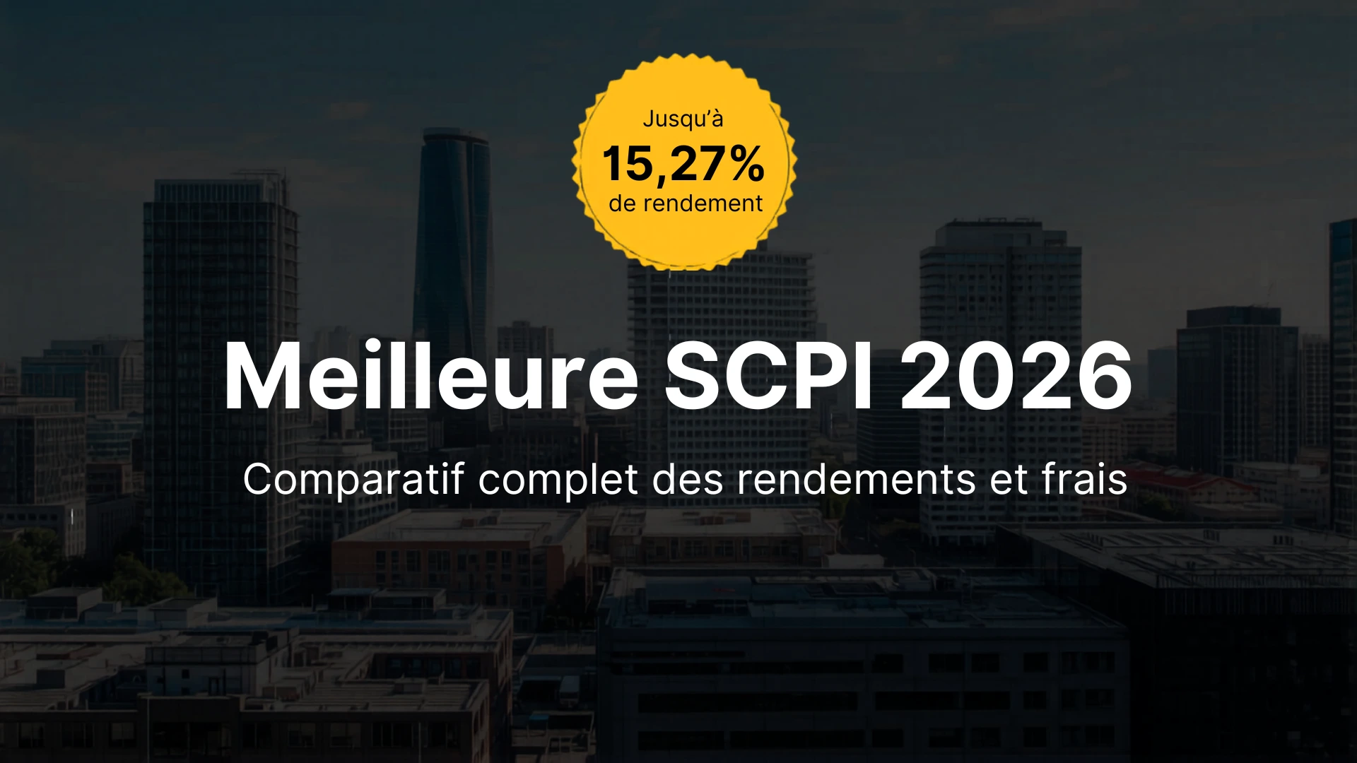 meilleure scpi 2026 comparatif qoria